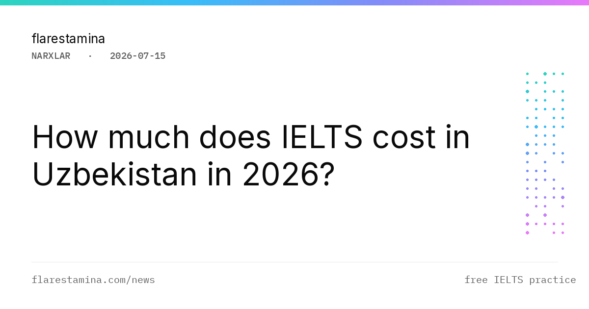 How much does IELTS cost in Uzbekistan in 2026?